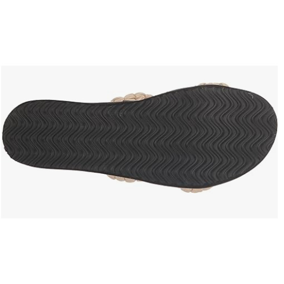 Easy Street Women's Susi Slide Sandal, Cream Woven, 9 - Picture 3 of 5